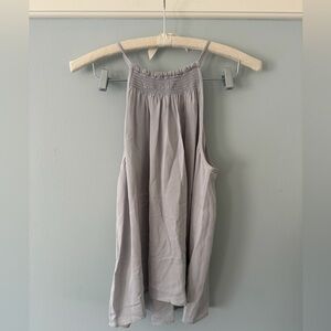 Like New - Joie 100% Silk Light Gray Blouse (M)